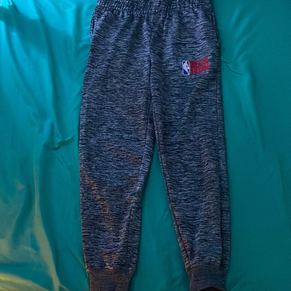 GRAY NBA JOGGERS